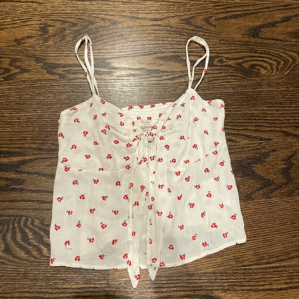 Brandy Melville tie front top